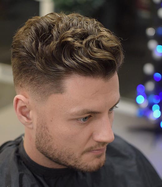 Short Wavy Hairstyles for Men